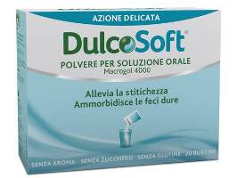 DULCOSOFT POLVERE PER SOLUZIONE ORALE 20 BUSTINE - DULCOSOFT POLVERE PER SOLUZIONE ORALE 20 BUSTINE