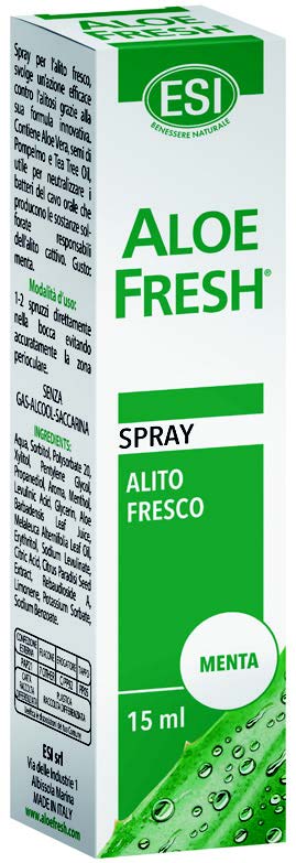 ESI ALOE FRESH SPRAY ALITO MENTA FORTE 15 ML - ESI ALOE FRESH SPRAY ALITO MENTA FORTE 15 ML