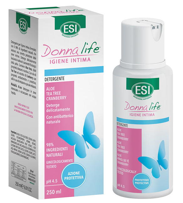 ESI DONNA LIFE DETERGENTE INTIMO PROTETTIVO 250 ML - ESI DONNA LIFE DETERGENTE INTIMO PROTETTIVO 250 ML