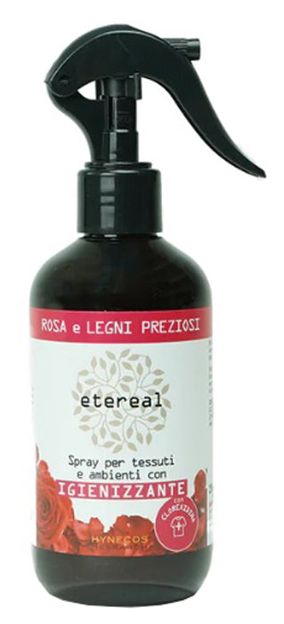 Etereal Spray Per Tessuti E Ambienti Igienizzante Rosa E Legni Preziosi 250ml - Etereal Spray Per Tessuti E Ambienti Igienizzante Rosa E Legni Preziosi 250ml