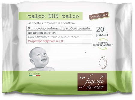 FIOCCHI DI RISO SALVIETTE TALCO NON TALCO - FIOCCHI DI RISO SALVIETTE TALCO NON TALCO