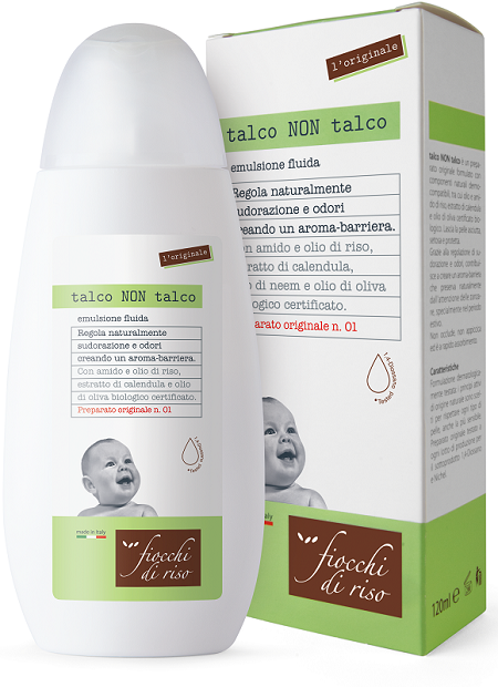 Fiocchi Di Riso Talco Non Talco 120 Ml - Fiocchi Di Riso Talco Non Talco 120 Ml