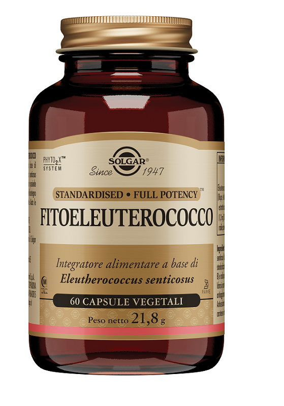 Solgar Fitoeleuterococco 60 Capsule Vegetali - Solgar Fitoeleuterococco 60 Capsule Vegetali