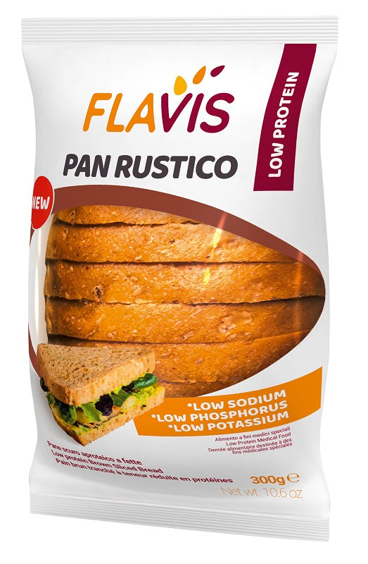 FLAVIS PAN RUSTICO APROTEICO 300 G - FLAVIS PAN RUSTICO APROTEICO 300 G