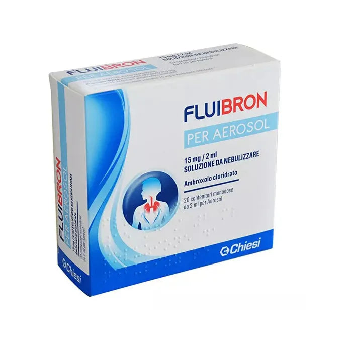 Fluibron Aerosol 20 Fiale 15mg 2ml - Fluibron Aerosol 20 Fiale 15mg 2ml