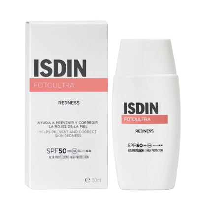 Isdin Foto Ultra Redness SPF50 Fotoprotezione Viso 50ml - Isdin Foto Ultra Redness SPF50 Fotoprotezione Viso 50ml