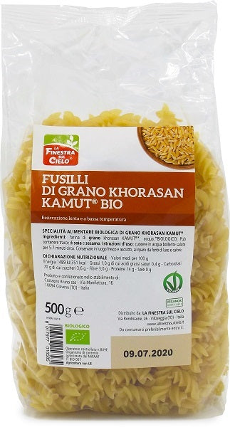 FUSILLI DI FARRO BIO 500 G - FUSILLI DI FARRO BIO 500 G