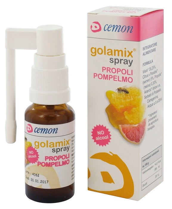 GOLAMIX SPRAY - PROPOLI POMPELMO 20 ML - GOLAMIX SPRAY - PROPOLI POMPELMO 20 ML