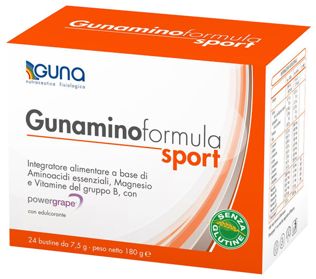 GUNAMINOFORMULA SPORT 24 BUSTE 180 G - GUNAMINOFORMULA SPORT 24 BUSTE 180 G