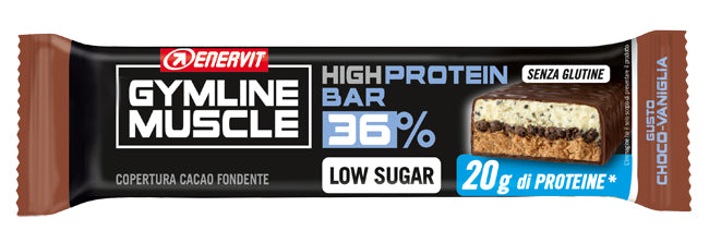 GYMLINE 20 G PROTEINBAR CHOCO/VANIGLIA 55 G - GYMLINE 20 G PROTEINBAR CHOCO/VANIGLIA 55 G