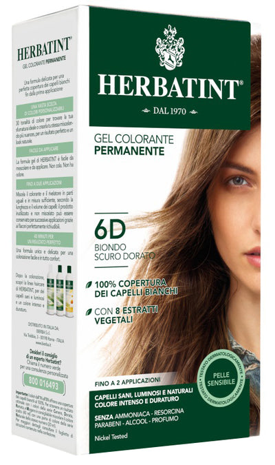 HERBATINT 6D BIONDO SCURO DORATO 150 ML