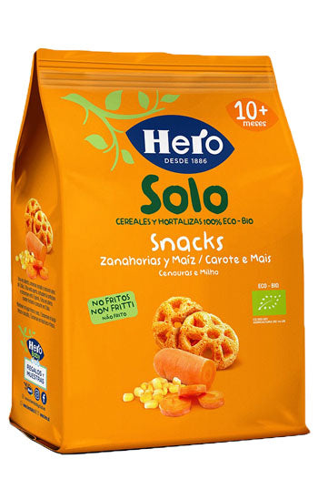 Hero Baby Solo Snack Carota Mais 40 G - Hero Baby Solo Snack Carota Mais 40 G