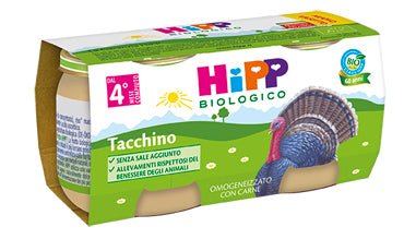 HIPP BIO HIPP BIO OMOGENEIZZATO TACCHINO 2X80 G - HIPP BIO HIPP BIO OMOGENEIZZATO TACCHINO 2X80 G