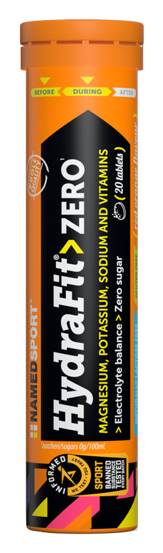 NamedSport HydraFit ZERO 20 compresse Integratore Alimentare + Sportbottle Hydra4Pro