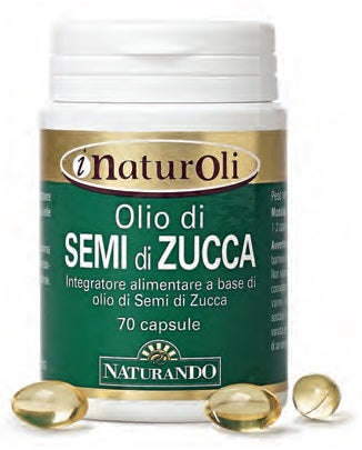 I NATUROLI OLIO DI SEMI DI ZUCCA 70 CAPSULE - I NATUROLI OLIO DI SEMI DI ZUCCA 70 CAPSULE