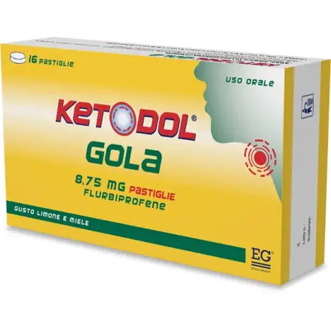 Ketodol Gola Limone E Miele 16 Pastiglie - Ketodol Gola Limone E Miele 16 Pastiglie