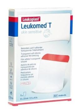 LEUKOMED T SKIN SENSITIVE MEDICAZIONE POST-OPERATORIA TRASPARENTE CON MASSA ADESIVA IN SILICONE 8X10 CM 5 PEZZI - LEUKOMED T SKIN SENSITIVE MEDICAZIONE POST-OPERATORIA TRASPARENTE CON MASSA ADESIVA IN SILICONE 8X10 CM 5 PEZZI