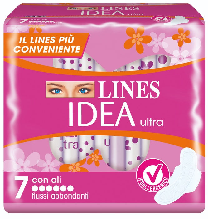 LINES IDEA ULTRA FLUSSI ABBONDANTI 7 PEZZI - LINES IDEA ULTRA FLUSSI ABBONDANTI 7 PEZZI