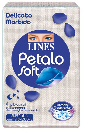 LINES PETALO SOFT NOTTE 8 PEZZI - LINES PETALO SOFT NOTTE 8 PEZZI