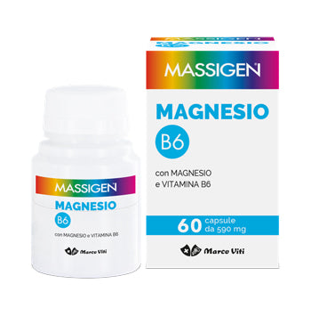 MASSIGEN MAGNESIO B6 60 CAPSULE - MASSIGEN MAGNESIO B6 60 CAPSULE