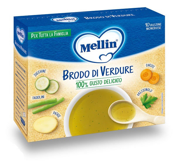 MELLIN BRODO DI VERDURE 10 X 8 G - MELLIN BRODO DI VERDURE 10 X 8 G