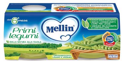 Mellin Omogeneizzato Primi Legumi 2 X 80 G - Mellin Omogeneizzato Primi Legumi 2 X 80 G