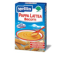 MELLIN PAPPA LATTE BISCOTTI 250 G NUOVO FORMATO - MELLIN PAPPA LATTE BISCOTTI 250 G NUOVO FORMATO