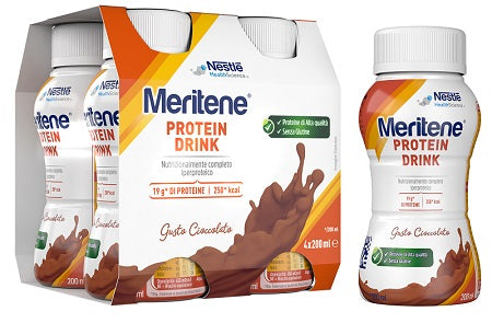 MERITENE DRINK CIOCCOLATO 4 PEZZI DA 200 ML - MERITENE DRINK CIOCCOLATO 4 PEZZI DA 200 ML