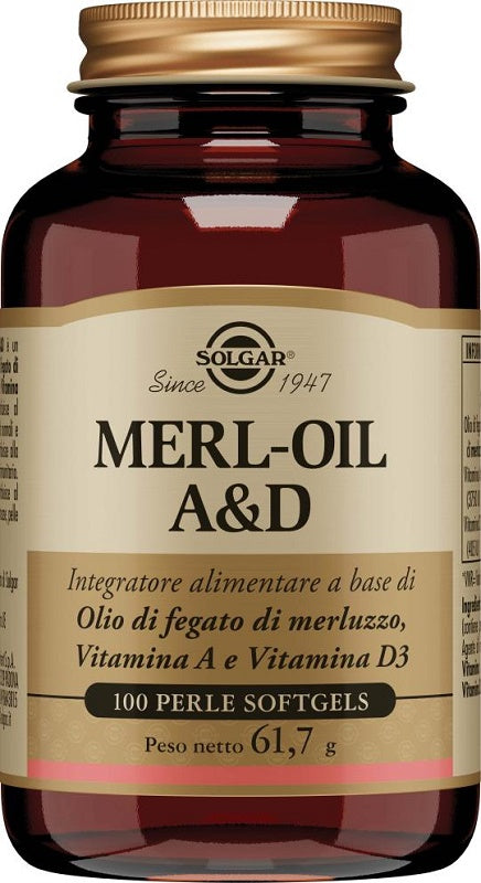 MERL OIL A&D 100 PERLE SOFTGEL - MERL OIL A&D 100 PERLE SOFTGEL