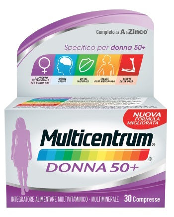 MULTICENTRUM DONNA 50+ 30 COMPRESSE - MULTICENTRUM DONNA 50+ 30 COMPRESSE