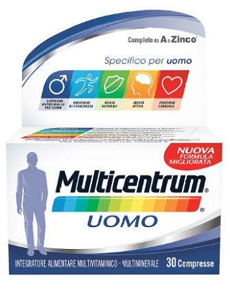 Multicentrum Uomo 30 Compresse - Multicentrum Uomo 30 Compresse