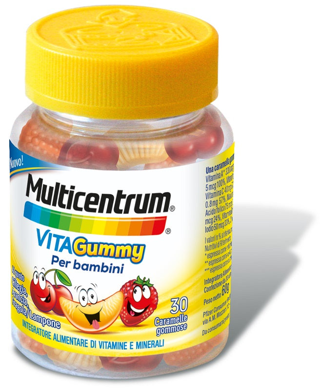 MULTICENTRUM VITAGUMMY 30 CARAMELLE GOMMOSE - MULTICENTRUM VITAGUMMY 30 CARAMELLE GOMMOSE