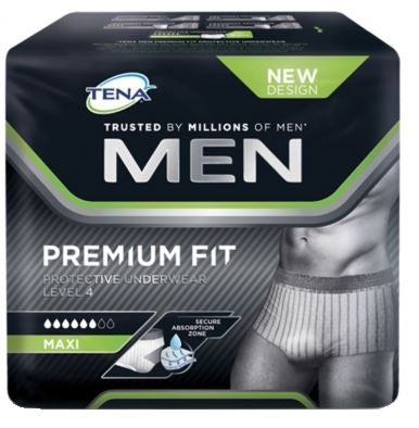 Mutandina Assorbente Maschile Tena Men Premium Fit Livello 4Taglia Medium 10 Pezzi - Mutandina Assorbente Maschile Tena Men Premium Fit Livello 4Taglia Medium 10 Pezzi