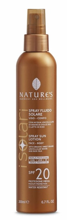 Nature's I Solari - Spray Fluido - Spf20 - 200Ml - Nature's I Solari - Spray Fluido - Spf20 - 200Ml