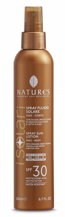 Nature's I Solari - Spray Fluido - Spf30 - 200Ml - Nature's I Solari - Spray Fluido - Spf30 - 200Ml