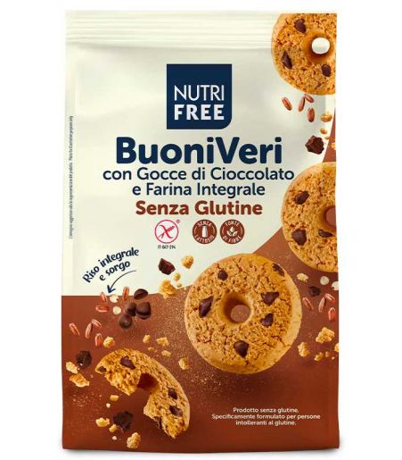 Nutrifree Buoni Veri Con Gocce Di Cioccolato 250 G - Nutrifree Buoni Veri Con Gocce Di Cioccolato 250 G