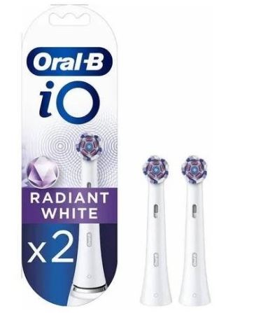 ORALB POWER REFILL IO RADIANT WHITE 2 PEZZI - ORALB POWER REFILL IO RADIANT WHITE 2 PEZZI