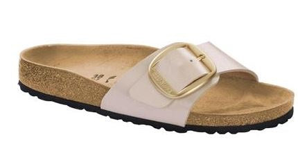 Birkenstock BI-SSI Madrid Big Buckle Pearl White Birko Flor Graceful 41 - Birkenstock BI-SSI Madrid Big Buckle Pearl White Birko Flor Graceful 41