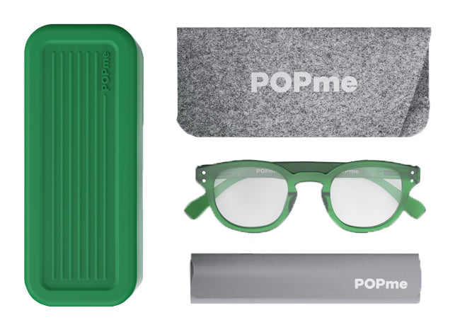 POPME GLASSES FOREST GREEN +1 - POPME GLASSES FOREST GREEN +1