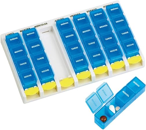 PORTAPILLORE SET MEDSTIMANALE 4 DOSI MEDS - PORTAPILLORE SET MEDSTIMANALE 4 DOSI MEDS