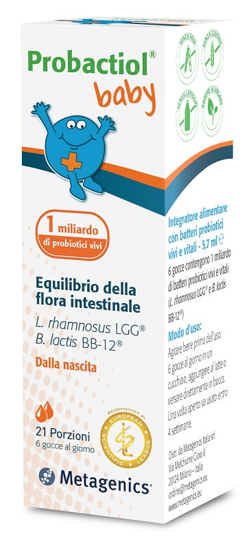 PROBACTIOL BABY GOCCE 21 PORZIONI 5 ML - PROBACTIOL BABY GOCCE 21 PORZIONI 5 ML