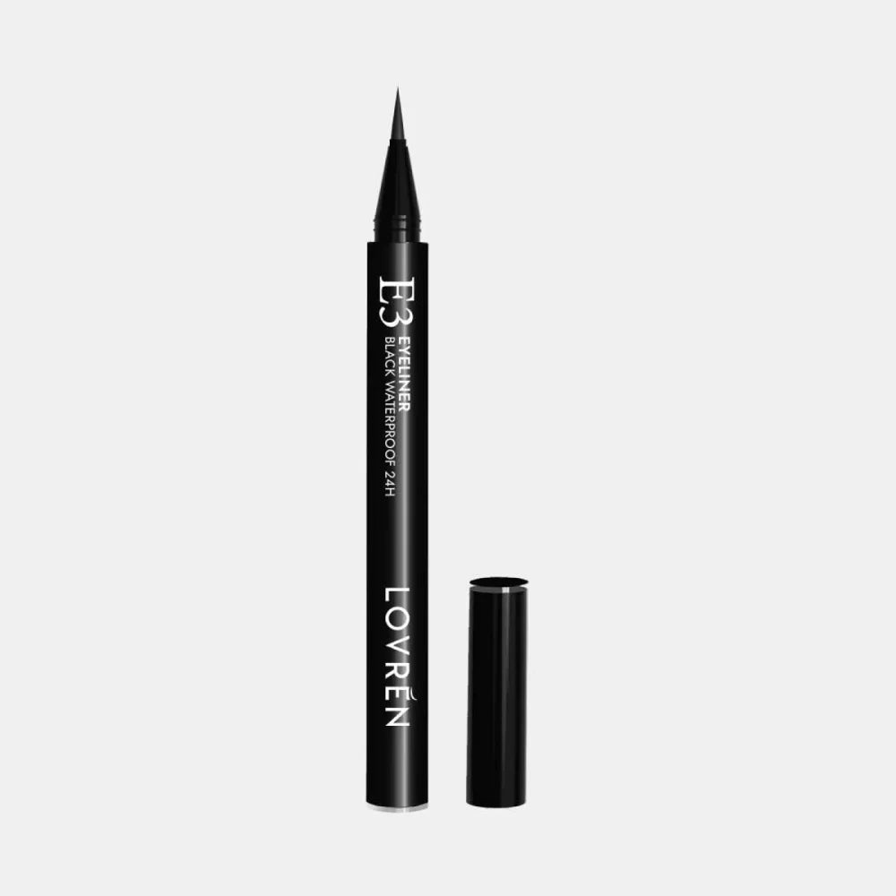 Lovren E3 Eyeliner Nero Waterproof 24h 0,5ml - Lovren E3 Eyeliner Nero Waterproof 24h 0,5ml