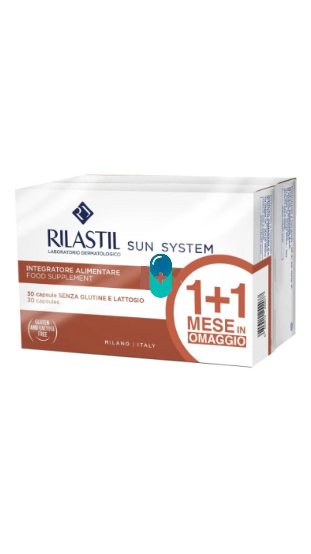 Rilastil Sun System Capsule 1+1 30 Capsule + 30 Capsule - Rilastil Sun System Capsule 1+1 30 Capsule + 30 Capsule