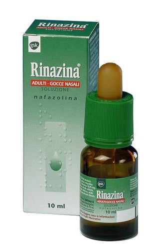 Rinazina Gocce - Decongestionante Nafazolina - Lavaggio Nasale - Adulti - Raffreddore Sinusite - 10ml - Rinazina Gocce - Decongestionante Nafazolina - Lavaggio Nasale - Adulti - Raffreddore Sinusite - 10ml