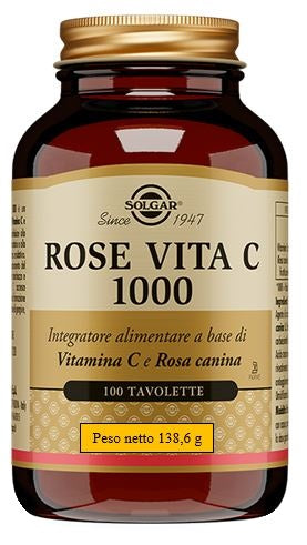 Rose Vita C 1000 100 Tavolette - Rose Vita C 1000 100 Tavolette