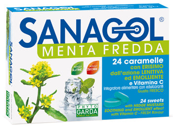 SANAGOL MENTA FREDDA 24 CARAMELLE - SANAGOL MENTA FREDDA 24 CARAMELLE