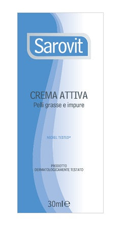 SAROVIT CREMA PELLI GRASSE/IMPURE 30 ML - SAROVIT CREMA PELLI GRASSE/IMPURE 30 ML