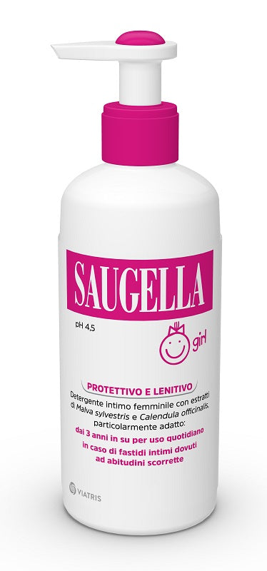 Saugella Girl ph neutro 200 ml detergente intimo bambina