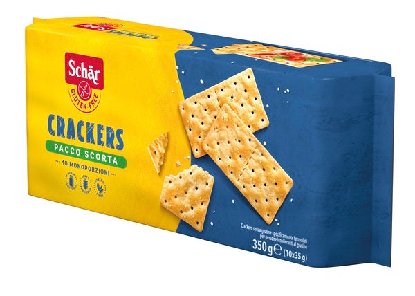 SCHAR CRACKERS SENZA LATTOSIO PACCO SCORTA 10 MONOPORZIONI DA 35 G - SCHAR CRACKERS SENZA LATTOSIO PACCO SCORTA 10 MONOPORZIONI DA 35 G