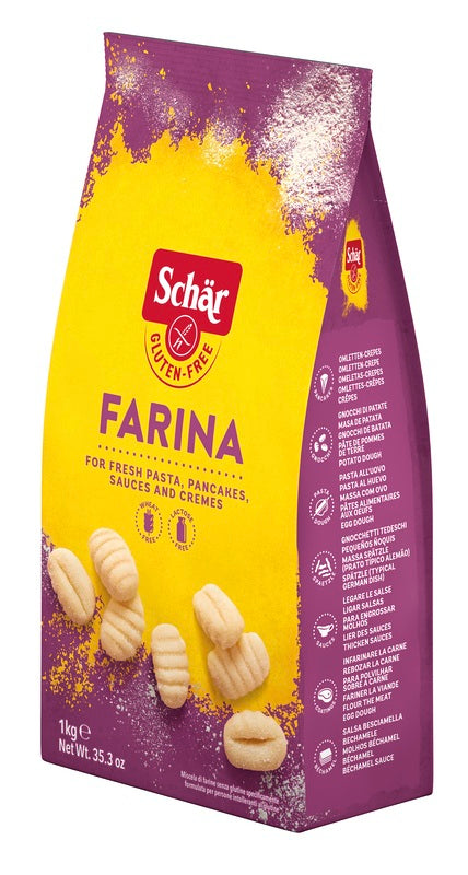 SCHAR FARINA PER PASTA FRESCA PANCAKES SALSE E CREME 1 KG - SCHAR FARINA PER PASTA FRESCA PANCAKES SALSE E CREME 1 KG